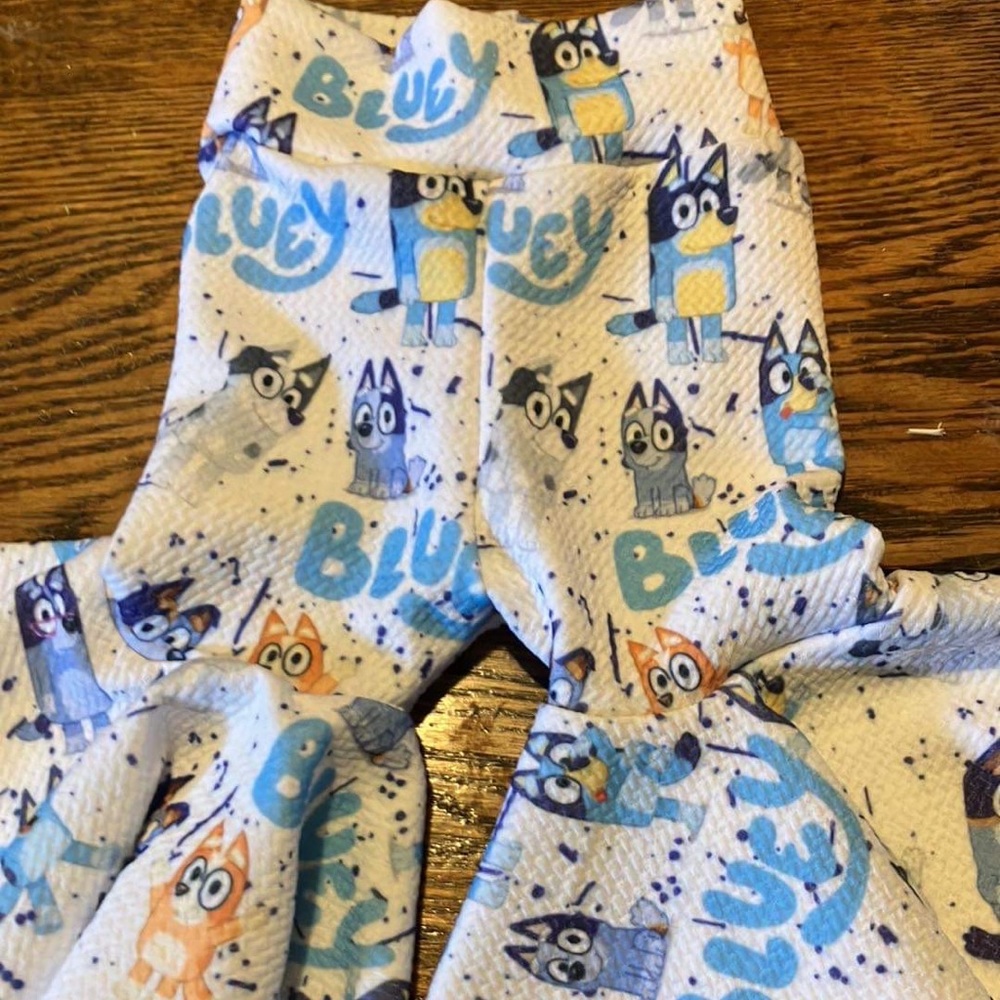 0-3 Months Bluey Bell Bottoms